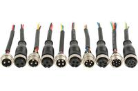 Connecteur circulaire d'aviation électrique étanche IP67 GX16 GX12 à 2 broches, mâle et femelle