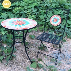 Tavolo da Giardino con Motivo a <span class=keywords><strong>Mosaico</strong></span>, <span class=keywords><strong>Tavoli</strong></span> e Sedie <span class=keywords><strong>in</strong></span> Cemento per Esterni, Arredamento da Giardino <span class=keywords><strong>in</strong></span> <span class=keywords><strong>Mosaico</strong></span> - Product Image 6