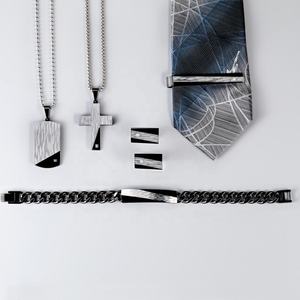 Bracciale di lusso all'ingrosso di moda da uomo in acciaio inox cubano <span class=keywords><strong>Lnk</strong></span> a catena braccialetto gioielli impermeabile ipoallergenico abbigliamento Casual - Product Image 5