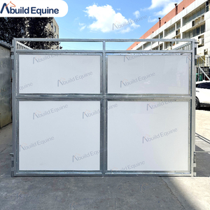 Kandang Kuda Portabel ABILD yang Luar Biasa, Panel Konstruksi Baja/Aluminium, Permukaan Berlapis Bubuk Galvanis Panas, Stabil - Product Image 3
