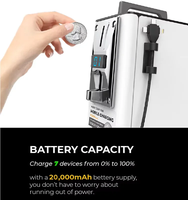 Station de recharge à monnayeur Y2Power YOO2 avec batterie intégrée et chargeur rapide PD20W pour salles d'arcade, bars, KTV, centres commerciaux, magasins et distributeurs automatiques