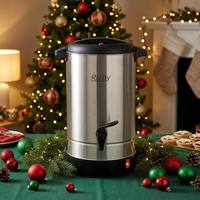 Grande cafetière électrique, capacité de 30 à 45 tasses, cafetière commerciale pour restaurant et café