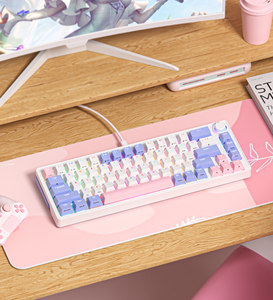 For ZA68 PRO 60% 68Keys Hot Swappable 2.4Ghz <b>Wireless</b> RGB Backlit Customized Colors Gaming Mechanical Keyboard Doubleshot ZIFRIE - Product Image 1