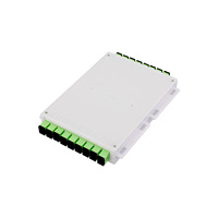 Divisor PLC de Fibra Óptica FTTH Unionfiber de Alta Calidad 1X8, Tipo de Inserción en Caja LGX con Conector SC APC/UPC