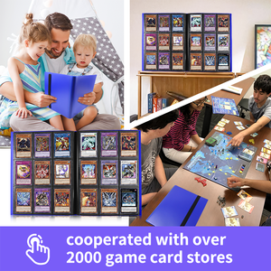 Tùy Chỉnh Đầy Màu Sắc PP Nhựa 9-Túi 360 Kinh Doanh Thẻ Chất Kết Dính Dải Đàn Hồi Hình Ảnh Trò Chơi Thẻ Tập Tin Album Với Túi Mô Hình - Product Image 4