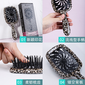 Peigne creux imprimé Playboy de Guangzhou, grand peigne antistatique massant pour cheveux, utilisation sur cheveux secs ou mouillés, style tendance - Product Image 2