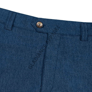 Pantalones chinos ajustados con logotipo personalizado para hombre, pantalones informales de negocios de color sólido con patrón recto, muy recomendable - Product Image 2