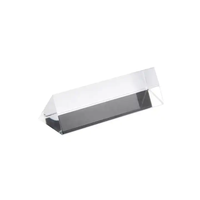 Pujiang Offre Spéciale K9 prisme équilatéral en verre optique triangulaire presse-papier en cristal triangle clair personnalisé