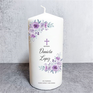 Weddells <span class=keywords><strong>bautizo</strong></span> regalos <span class=keywords><strong>bautizo</strong></span> artesanía Pilar vela - Product Image 1