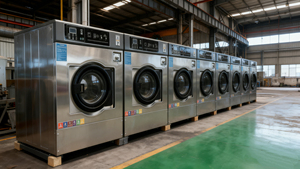 Lavadoras Apilables Profesionales que Funcionan con Monedas para un Servicio Rápido y <span class=keywords><strong>Autoservicio</strong></span> - Product Image 6