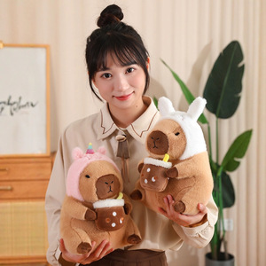 Bán Buôn Dễ Thương Sáng Tạo Chuyển Đổi Capybara Gấu Đồ Chơi Sang Trọng Siêu Mềm Phim Hoạt Hình Capybara Bánh Mì Búp Bê Đồ Chơi Sang Trọng - Product Image 3