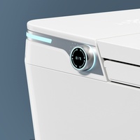 Toilette intelligente moderne avec bidet intégré, sans contact, à chasse automatique et télécommande