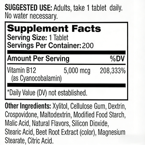 Tabletas Multivitamínicas OEM ODM con Vitamina B6, B12 y Ácido Fólico, Apoyo Inmunológico, Veganas, Sin Gluten, 200 Tabletas - Product Image 2