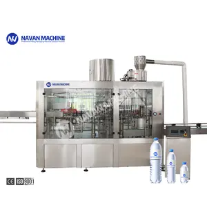 Full Set Complete Automatic Rotary PET Plastic Bottle Pure Mineral Water Filling Machine