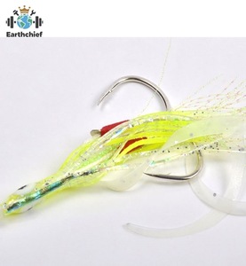 Hameçon bionique pour calamar Tianya <span class=keywords><strong>Saury</strong></span> avec ligne de pêche, hameçon lumineux pour la pêche en mer, jigging Luya, double hameçon pour pieuvre - Product Image 2