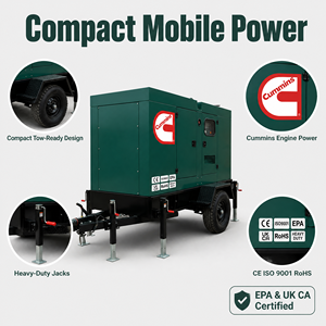 Generador Diésel Silencioso Insonorizado de 220V para Cummins, Trifásico, 220kw-400kw, 500kva-275kva, en Venta - Product Image 6