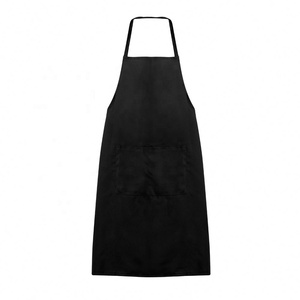 2020 vendita calda Keuken Schort Nieuwe pianura Unisex Koken Catering Werk Schort Tabard incontrato doppia Dubbele tasca Halterneck aventale - Product Image 2