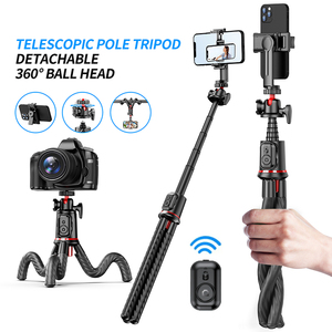 <span class=keywords><strong>Trépied</strong></span> flexible et <span class=keywords><strong>portable</strong></span> CYKE pour appareil photo, mini <span class=keywords><strong>trépied</strong></span> pieuvre pour <span class=keywords><strong>téléphone</strong></span> <span class=keywords><strong>portable</strong></span> avec <span class=keywords><strong>adaptateur</strong></span> de fixation pour <span class=keywords><strong>téléphone</strong></span>, perche à selfie et télécommande - Product Image 1