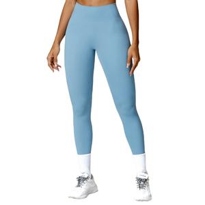 Leggings de Yoga Zechuang de Cintura Alta, Secado Rápido, Control de Abdomen, Ajuste Sin Costuras para Mujer, Pantalones Deportivos para Entrenamiento y Running CCK8503 - Product Image 1