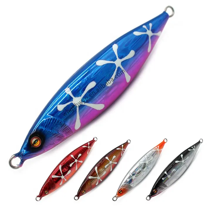 Popüler yavaş Pitch Jig yem Metal Jig balık yemleri 80g batan deniz tekne balıkçılık yapay Metal Jig Lures