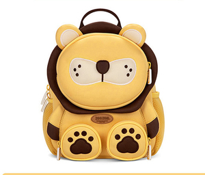 Borsa di scuola animale del fumetto di HECION per i ragazzi le ragazze del <span class=keywords><strong>bambino</strong></span> del <span class=keywords><strong>bambino</strong></span> del <span class=keywords><strong>bambino</strong></span> piccolo agnello creativo della tigre del leone dell'elefante zaino - Product Image 3