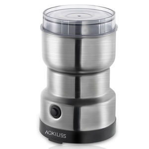 ACKILISS ACL-97101 Moulin à café électrique en acier inoxydable 400 ml, <span class=keywords><strong>machine</strong></span> à moudre les grains de café, mélangeur de poudre pour grains de café, chili, maïs - Product Image 5