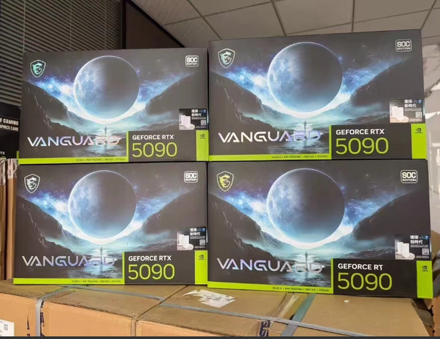 NEW for GeForce RTX 5090 32G DDR VANGUARD SOC LAUNCH EDITION Graphics Card Fan Sealed Package for Gaming Desktop