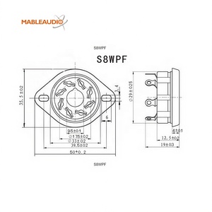Douille à tube à vide Mable Audio S8WPF pour KT88 6550 6SN7 <span class=keywords><strong>EL34</strong></span> - Product Image 6