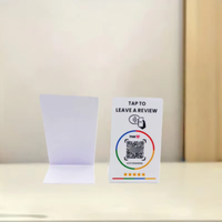 Carte de menu de restaurant avec affichage NFC sans contact, code QR, contrôle d'accès intelligent 13,56 MHz, médias sociaux