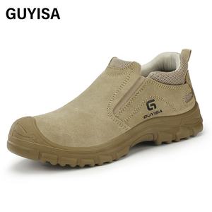 Chaussures <span class=keywords><strong>de</strong></span> sécurité GUYISA, vente directe du fabricant, chaussures <span class=keywords><strong>de</strong></span> sécurité anti-brûlure pour soudeurs, embout en acier - Product Image 1