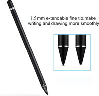 Pena Stylus Logam Nirkabel Ramah Lingkungan, Kompatibel dengan Apple Pencil untuk HP Android Dell Layar Sentuh, Magnetik untuk Menggambar