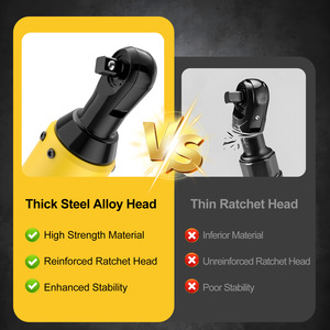 20V Ratchet <b>Wrench</b> DIY Grade Impact 45Nm Torque Battery Operated for Car CRW-20B-1 Cordless Ratchet <b>Wrench</b> CRW-20B-1 - Product Image 3