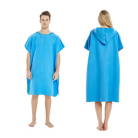 Peignoir de Changement Personnalisé pour Adultes et Enfants, Poncho de Plage à Capuche et Serviette de Changement pour la Natation et les Combinaisons Humides (Vente en Gros)
