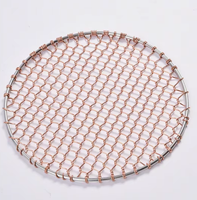 Barbecue pliant portable en maille de 30 cm, idéal pour le camping et les voyages, avec logo personnalisé – Vente chaude