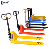 Chariot à palettes manuel hydraulique multidirectionnel 4 voies avec poignée ergonomique, capacité de 2000 à 3000 kg, manutention de marchandises en allées étroites
