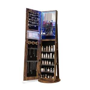 Organizador de Joyas con Luz LED, Madera, Capacidad de 10-20 L, para Almacenamiento en el Hogar - Product Image 1