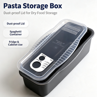 Boîte de rangement hermétique pour pâtes avec couvercle, ustensile de cuisine domestique, récipient de conservation alimentaire, boîte à spaghetti pour la conservation au réfrigérateur