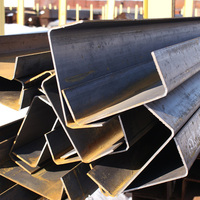 Acier galvanisé à chaud u profilés de canal en U en acier inoxydable canal incurvé fendu purlins en acier canal c
