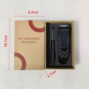 Minimalist Men <b>Key</b> Organizer Keychain Folding Pocket Metal <b>Key</b> Holder 1-5 <b>Keys</b> Compact Keychain - Product Image 5