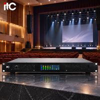 Toptan Taşınabilir Dijital Güç Amplifikatörü 4 Kanal Hifi Güç Amplifikatörü Sahne İçin Profesyonel Ses Güç Amplifikatörü