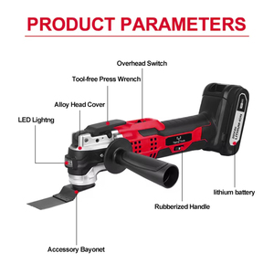 Meilleure vente Kit multi-outils <span class=keywords><strong>oscillant</strong></span> sans fil pour coupe-bois portable polyvalent alimenté par batterie lithium-ion 18v - Product Image 3
