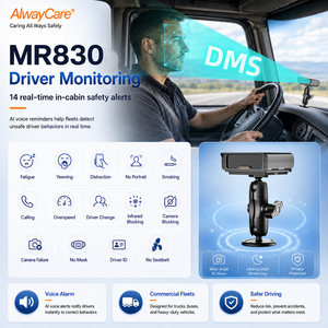 Sistema di Monitoraggio Anti-Sonno MDVR CMS AlwayCare per Camionisti, Sensore di Allarme Distrazione, Video HD 1080p per Flotte - Product Image 2