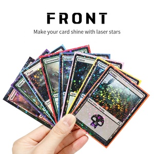 2024 NOUVEAU!!! Galaxy Effects Hologramme Card Sleeves TAILLE STANDARD NON-RUB MATTE DOS HEAT HOLOGRAPHIC SLEEVES Printing Mailing - Product Image 4