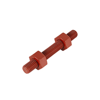 Custom High-strength Steel B7 Double Head Studs Bolt Round Head Fully Threaded Rod 100mm Length Grade 8 Fine Coarse Thread