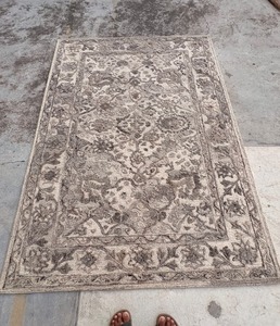 Soft Wool Hand Tufted Rug Carpet Luxury Handmade Area Floor Covering for Modern Home Decor and Hospitality Interiors - Product Image 1