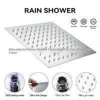 Pommeau de Douche à Main 5 Fonctions en Acier Inoxydable, 8/10 Pouces, Style Moderne Minimaliste, pour Douche Encastrée – Meilleure Vente