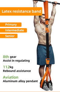 Eslingas de soporte de brazo acolchado para construcción de gimnasio, correas AB de suspensión, bandas de asistencia para tirar - Product Image 2