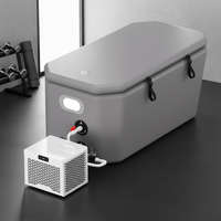 Pompe de refroidissement portable et robuste pour bain de glace extérieur en PVC, 1/3HP, 1/2HP, 0.8 HP, 220V, Aiecore S+mini, garantie 1 an