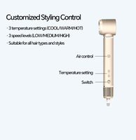 Styler capillaire 7 en 1 1300W, brosse à air chaud, sèche-cheveux, fer à boucler 36 mm, trois diffuseurs de cheveux, appareils de soin et de coiffage des cheveux sans fil