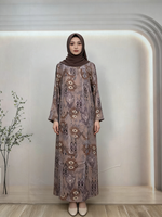 Abaya de luxe légère en coton, robe islamique modeste, style arabe élégant, manches longues, longueur cheville, printemps, écologique, ODM